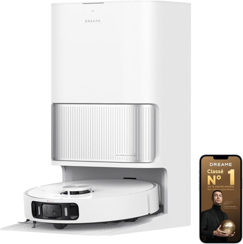 meilleur robot aspirateur poils d'animaux Dreame L40 Ultra AE