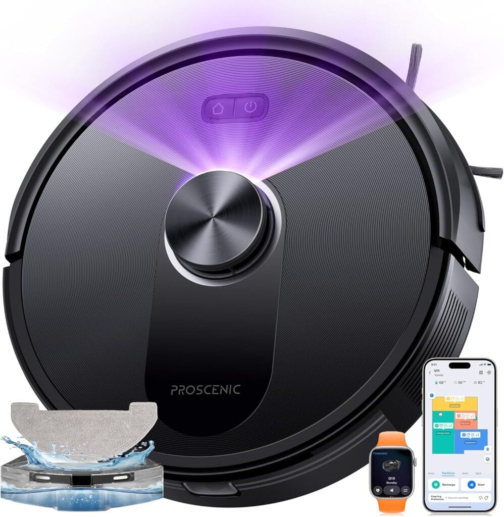 meilleur robot aspirateur poils d'animaux Proscenic Q10+