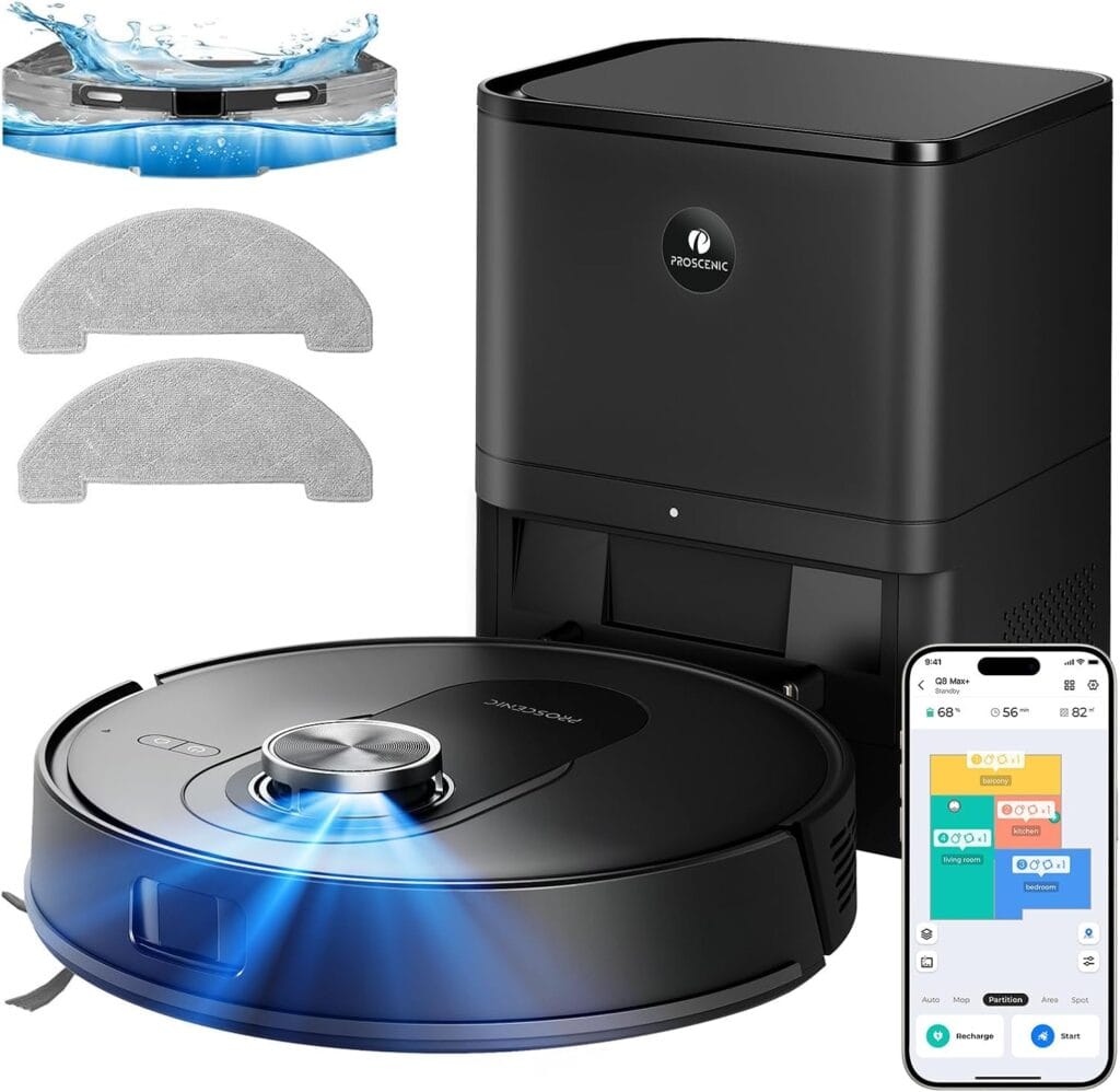 meilleur robot aspirateur pas cher Proscenic Robot Aspirateur Laveur